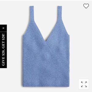 J Crew, Cashmere sweater-tank, like new, women’s size Small